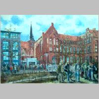 Gymnasium und Katharinenkirche